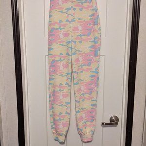 Pastel camouflage pants